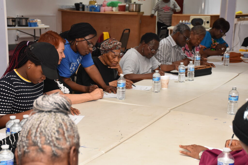 memory game session at rainbow 50+ tuesday session